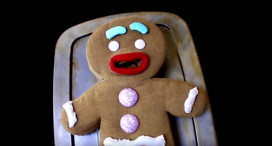 Gingy Puppet for Shrek the Musical by StageWorthyArts.com Gingy Puppet for Shrek the Musical