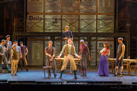 Newsies set rental - Front Row Theatrical Rental - 800-250-3114