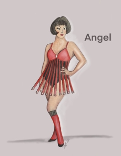 Kinky Boots Broadway musical  costume rental package - Angel club costume broadway - Front Row Theatrical Rental
