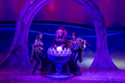 Little Mermaid set rental movie based - Ursula lair - Front Row Theatrical Rental - 800-250-3114