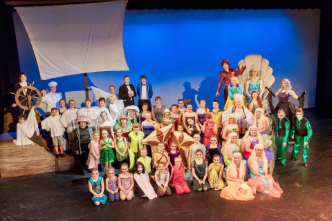 Cast photo Little Mermaid JR costume rental