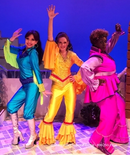 Tour Mamma Mia costume rental package - super trooper - finale costumes - Front Row Theatrical Rental - 800-250-3114