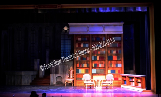 the library set picture - Beauty and the Beast - Front Row Theatrical Rental - 800-250-3114