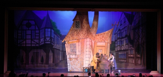 Beauty and the Beast Belle's House - set rental - Front Row Theatrical - 800-250-3114 Beauty and the Beast Belle's House - set rental - Front Row Theatrical - 800-250-3114