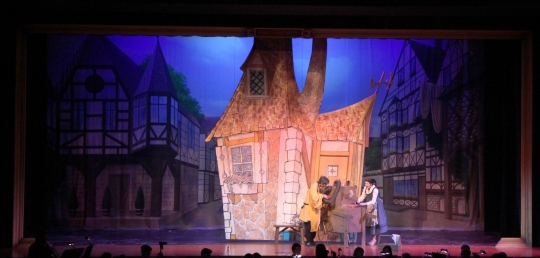 Beauty and the Beast Belle's House  - set rental - Front Row Theatrical - 800-250-3114