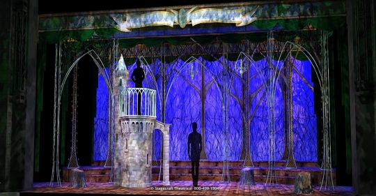 Into the Woods set rental - Rapunzels Tower - Stagecraft Theatrical - 800-499-1504