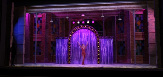 Kinky Boots musical broadway set design rental - Lola's club - front row theatrical - 800-250-3114 Kinky Boots musical broadway set design rental - Lola's club - front row theatrical - 800-250-3114