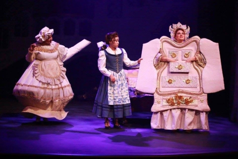 Beauty and the Beast rental costume package - Ms Potts and the Wardrobe - Front Row Theatrical Rental - 800-250-3114