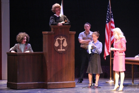 Set from The Gateway's 2011 production of Legally Blonde. Set by Robert A Kovach Set from The Gateway's 2011 production of Legally Blonde. Set by Robert A Kovach