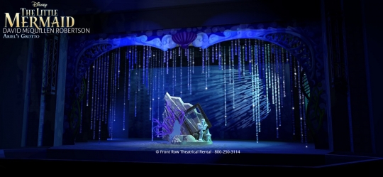 The Little Mermaid premium rental set - The Grotto - Front Row Theatrical Rental - 800-250-3114