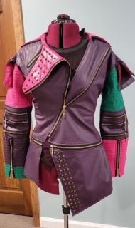 Disney's Descendants costume coat for the character Mal, front view