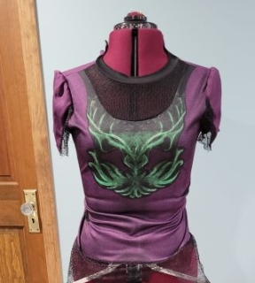 Disney's Descendants costume top for the character Mal