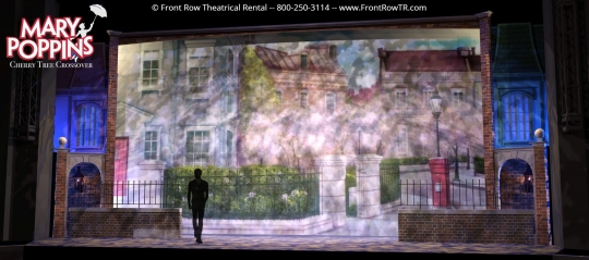 Mary Poppins Preshow- Front Row Theatrical Rental - Mary Poppins premium set rental Mary Poppins Preshow- Front Row Theatrical Rental - Mary Poppins premium set rental