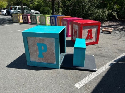 Matilda block as desk