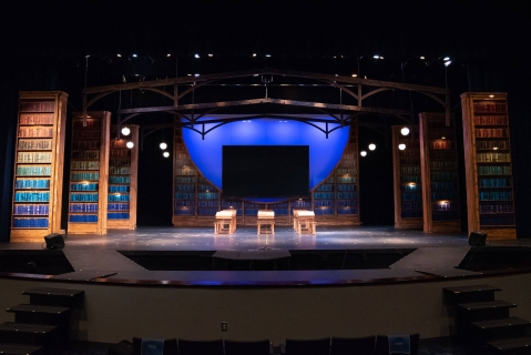 Matilda the musical bookcases and letters rental set - front row theatrical rental - 800-250-3114 Matilda the musical bookcases and letters rental set - front row theatrical rental - 800-250-3114