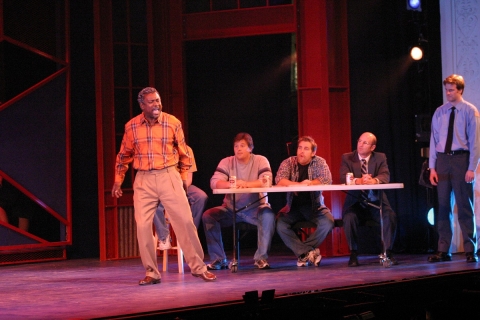 The Gateway's set for The Full Monty, designed by Kelly Tighe