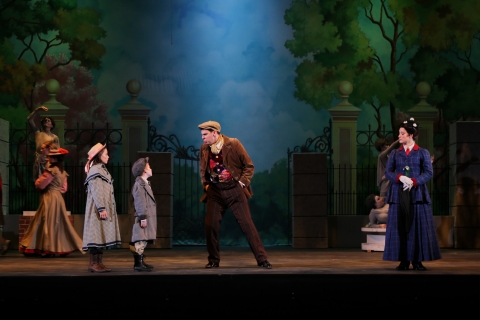 Mary Poppins Broadway Musical Set Rental Package - the park - Stagecraft Theatrical -- 800-499-1504