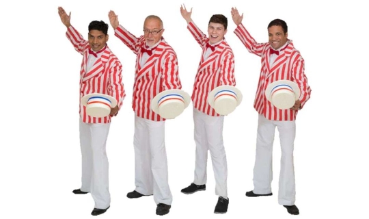 Rental Costumes for The Music Man - Striped Jackets