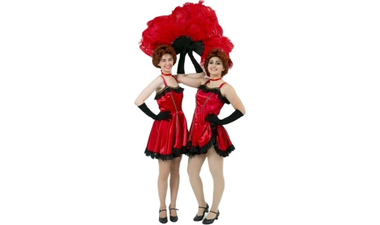 Rental Costumes for Newsies-Rental-Costumes - Bowery Beauties (Feather Fans available for purchase)