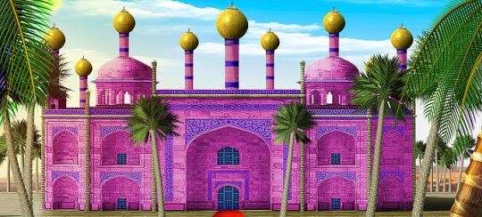 Aladdin Backdrop Rental