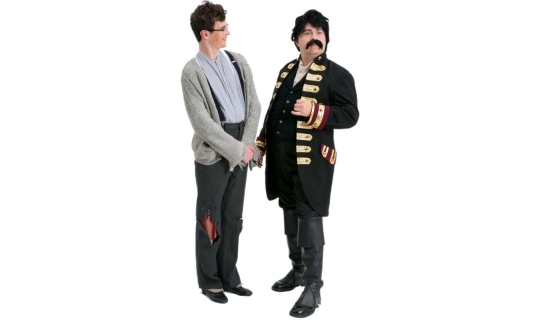 Rental Costumes for Peter and the Starcatcher - Boy Pepter and Black Stache (In Lord Aster's Coat)