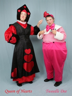 The Queen of Hearts and Tweedle Dee Queen of Hearts Tweedle Dee