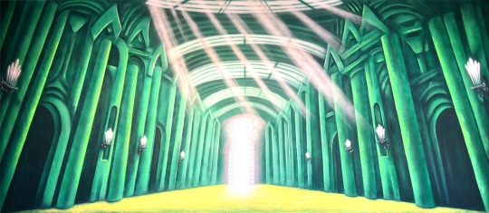 Grosh Emerald City Interior backdrop used in productions of The Wizard of Oz