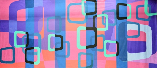Retro backdrop used in the productions of Hairspray 