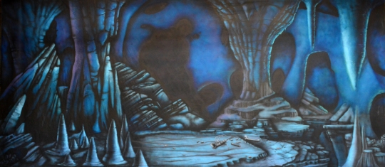 Scar's Cave Backdrop used in the production of Lion King