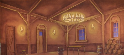 The Tavern 2 backdrop is used in shows of Beauty and the Beast and Les Miserables