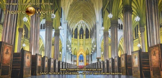 Saint Patrick's Cathedral Scenic Backdrop