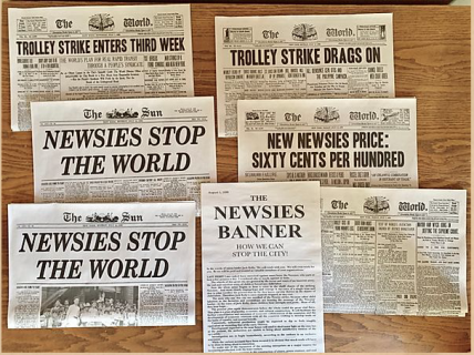 Newspapers and End Screens 