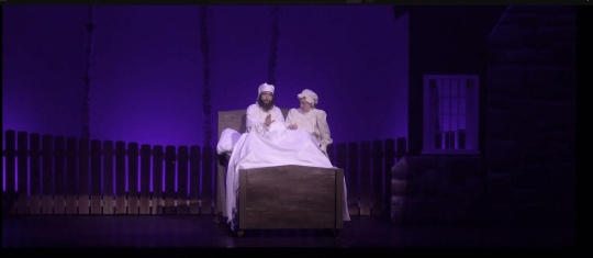 Fiddler on the Roof Rental Set - The bedroom - Front Row Theatrical Rental - 800-250-3114