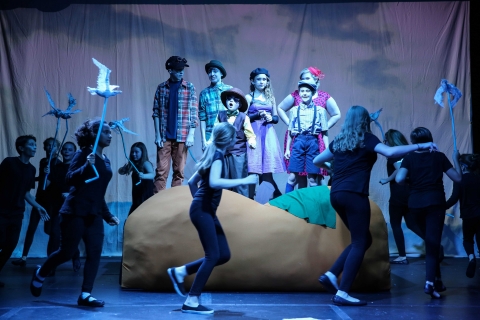 James and the Giant Peach Puppets