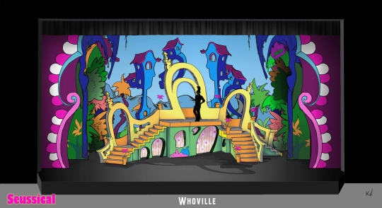 Seussical brodway musical set rental - whoville front row theatrical rental 800-250-3114 Seussical brodway musical set rental - whoville front row theatrical rental 800-250-3114