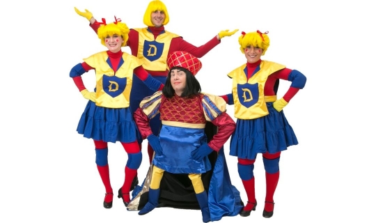 Rental Costumes for Shrek the Musical - Male and Female Dulocians and Lord Farquaad