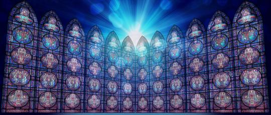 Sister Act Backdrop Rental