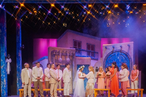 Mamma Mia greek island - set rental - Stagecraft Theatrical - 800-499-1504 Mamma Mia greek island - set rental - Stagecraft Theatrical - 800-499-1504