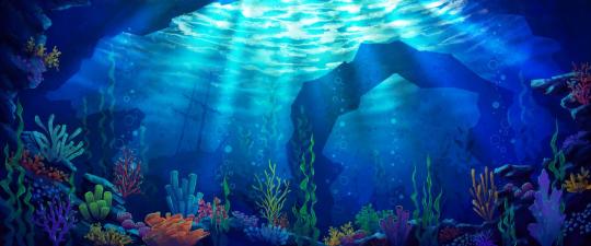 20' x 48' Under The Sea Stage Backdrop
