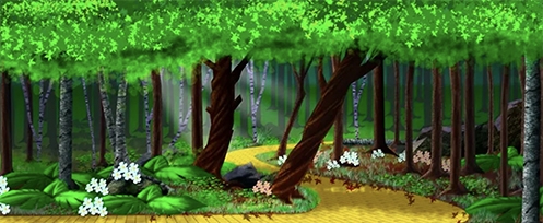 Forest Alice In Wonderland Backdrop Rental