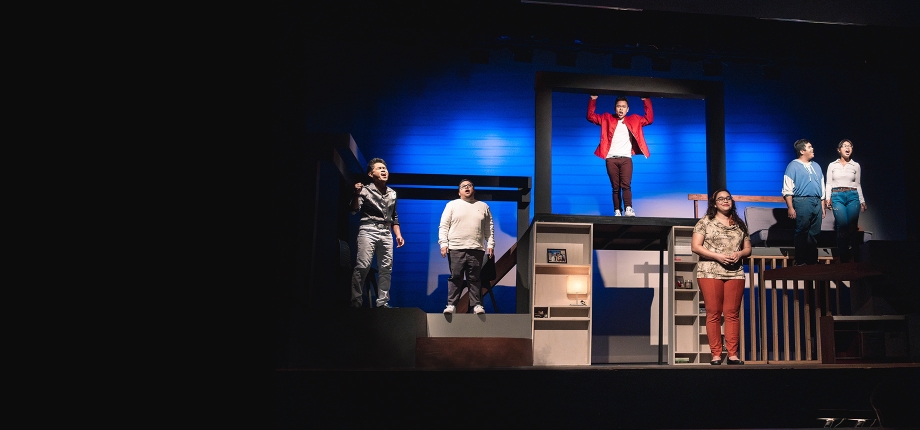 Production photo of Next to Normal at the University of Guam