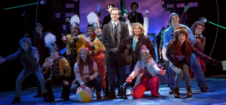 Groundhog Day, Slow Burn Theatre, Photography: Rodrigo Balfanz Production photo of Groundhog Day the Musical