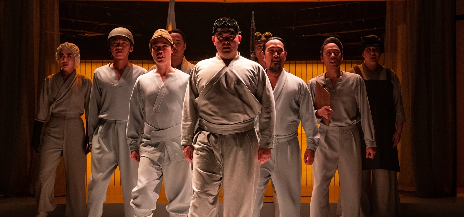 Production photo from Pacific Overtures at Signature Theatre