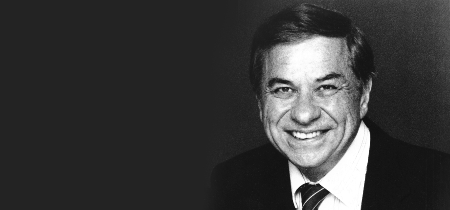 Richard M. Sherman, photo courtesy of Stella Richards Management Black and white photo of Richard M. Sherman