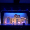 Mamma Mia scenery rental ---- the village ---stagecraft theatrical 800-499-1504