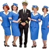 Rental Costumes for Catch Me If You Can - Frank Abagnale, Jr. and Flight Stewardesses