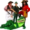 Rental Costumes for Peter Pan - John Darling, Smee, Peter Pan, Captain Hook, Crocodile