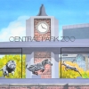Central Park Zoo backdrop used in the production of Madagascar