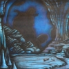 Grosh Backdrops Scars cave backdrop used for The Lion King and Aladdin shows. 