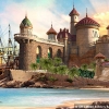 Eric's Sea Castle SH-LM020-S 20x45 The Little Mermaid Backdrop Rental